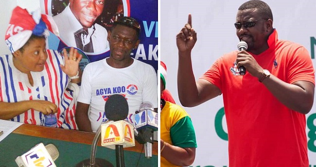 Some of Ghanaian entertainers endorsing a political party 